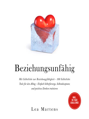 cover image of Beziehungsunfähig